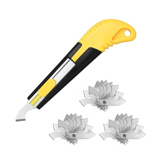 Juego de Cuchillos de Plexiglás de 31 Piezas, 1 Cuchillo Acrílico Profesional con 30 Hojas de Corte Cuchillos de Corte Profesionales Fabricados en Metal Para láminas Acrílicas, Plástico