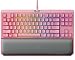 Razer BlackWidow TE Chroma v2 Mechanical Gaming Keyboard: Green Key Switches - Tactile & Clicky - Chroma RGB Lighting - Magnetic Wrist Rest - Programmable Macro Functionality - Quartz Pink
