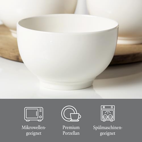 Vivo Villeroy & Boch - Basic White Schalen Set 6 Personen Weiß – Ansicht 2
