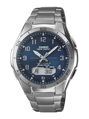 CASIO WVA-M640TD-2AJF Titanium Radio Solar Watch, Mail Order Limited Model, Wave Cepter, Solar Radio, Titanium, Mail Order Limited Men's, Luxury, Luxury