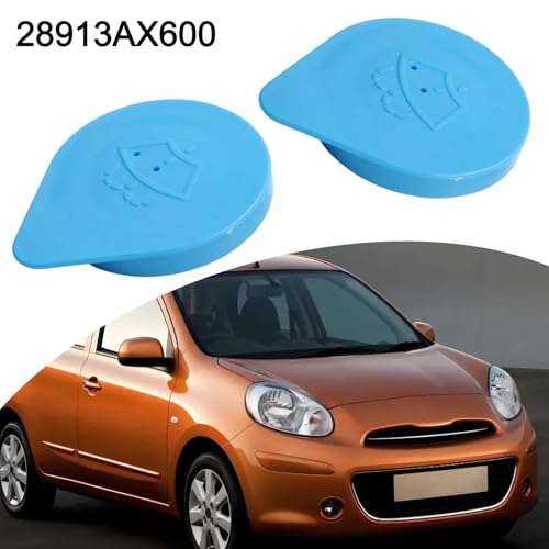 Bouchon de lave-glace compatible avec Nissan Micra Note K12 E11 x2
