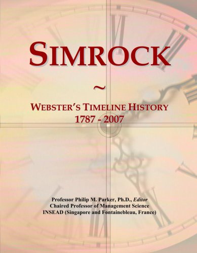 Simrock: Webster's Timeline History, 1787 - 2007