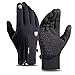 Produktbild Handschuhe Herren Damen Winter Laufen Touchscreen Leicht Elastisch Sport Gloves Motorrad Fahrrad Winddicht rutschfest Camping Wandern Outdoor Warm Schwarz Vorwinter Frühling Herbst