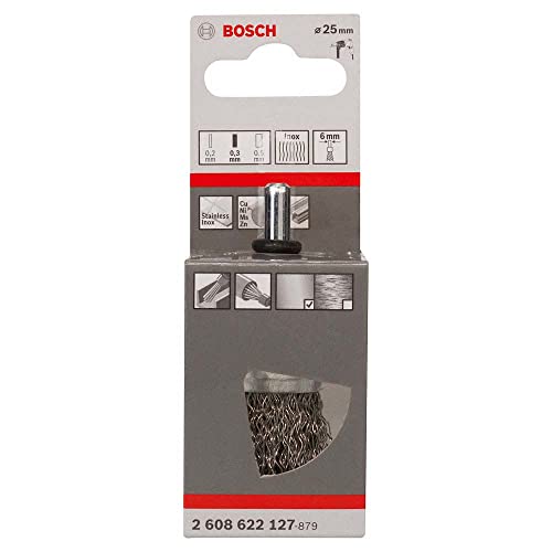 Brosses pinceaux 25 mm 0 3 mm 4500 U/ min 1pc - vue 3