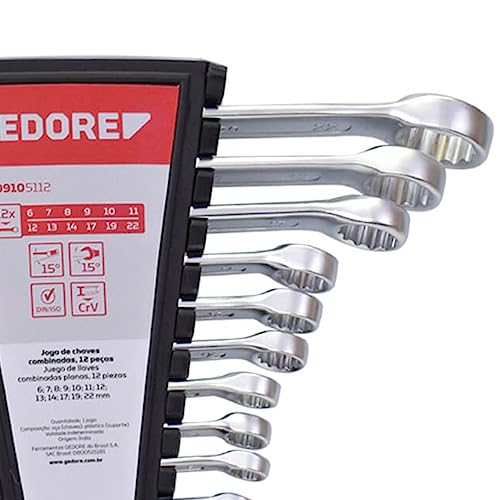 Jogo De Chave Combinada Gedore Red 6 A 22mm 12 Peças