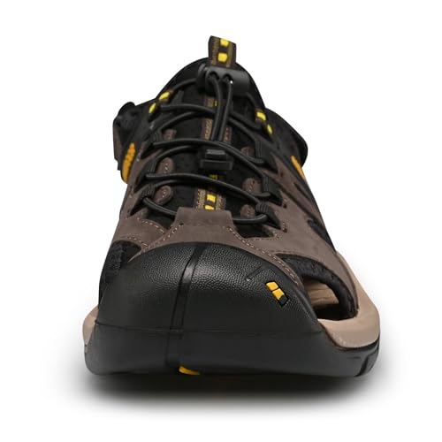 Men's Sport Sandals Outdoor Hiking Sandals Closed Toe Water Sandals Casual Lightweight Summer Breathable Beach Shoes3