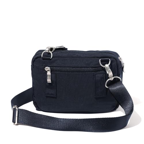 Image of Baggallini womens Modern Double Zip Crossbody