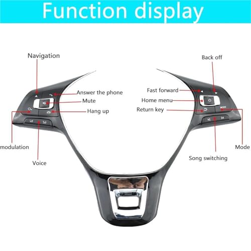 Commande volant multifonction VW pour rouler en sécurité en Golf 7 Polo - 5