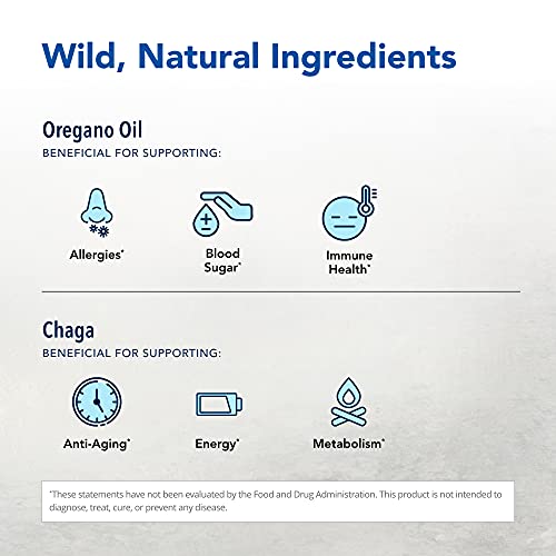 North American Herb & Spice Chagamax - 12 Vegi Capsules - Chaga Wild Mushroom Supplement - Adaptogen, Adrenal Support, Endurance & Stamina - Non-Gmo - 90 Servings #TOP2