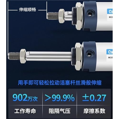 Cilindro neumático de doble efecto MAL25/32 con carrera de 15mm y diámetro de 32mm 5