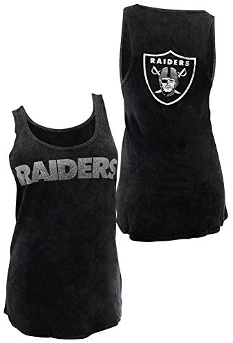 5th & Ocean NFL Oakland Raiders Women's Jersey Short Sleeve V Neck Tee