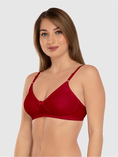 Image of Daisy DEE Women's Cotton Seamless Non-Padded Non-Wired Full Coverage T-Shirt Bra NLBLA