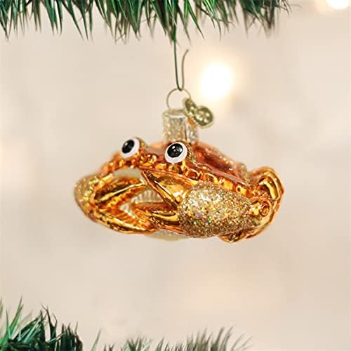 Beautiful Old World Christmas Crab Louie Nautical Glass Christmas Ornament 12022 31052022
