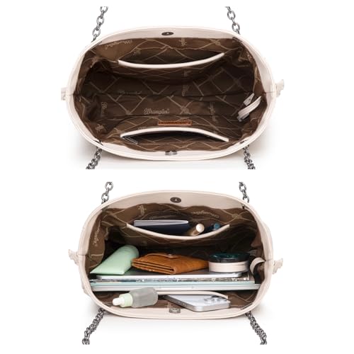 Bolso Tote Wrangler para Mujer, 2 Piezas con Pouch Removible miniatura 4
