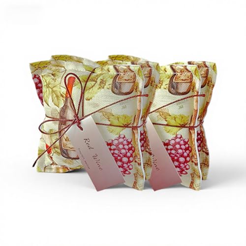 AUCUDA 4 Pack BlackBerry Sachet Bags for Drawers and Closet, Scented Packet