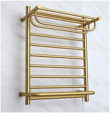 Smart Stainless Steel Heated Towel Rack - Energy-Saving Wall-Mounted Thermostatic Warmer for Bathroom - Cozy Comfort, Luxury Towel Dryer & Efficient Heat Distribution