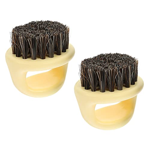 MUSISALY Men's Beard Comb Set 2pcs Mustache Brush for Hair Salons Barbershops and Home