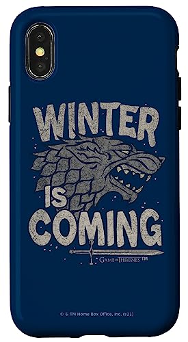 Coque iPhone X/XS Winter is Coming Game of Thrones le cadeau parfait pour fan
