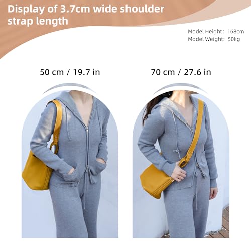 Image of DGAZ TC leather shoulder strap for Hermes Picotin /Lindy /Evelyne, replaceable crossbody bags strap, handmade