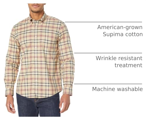 Image of Brooks Brothers Men's Non-Iron Long Sleeve Button Down Sport Shirt