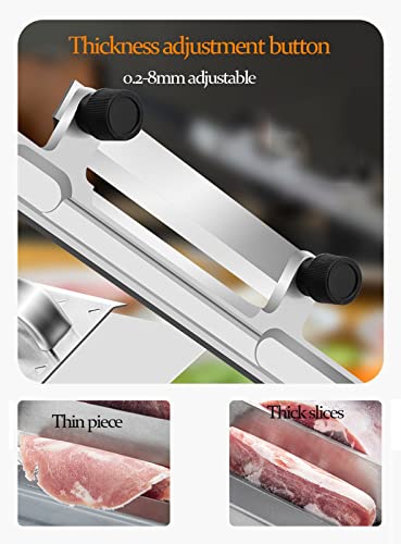 Manuell Gefrorene Fleischschneider, Allesschneider Edelstahl, Fleisch Schneidemaschine für Gefrorene Rinder- und… – Bild 6