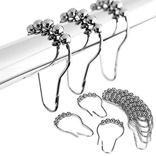 Showmedesign Vintage Halloween Black Victorian Gothic Skull Damask Shower Curtain Sets With Hooks 60X72 Inches Waterproof Bathroom Curtain Home Decor #TOP5