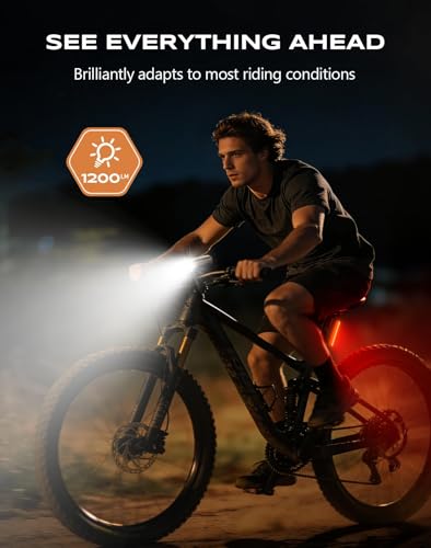SUYIWEE 1200LM Wide Angle Bike Lights