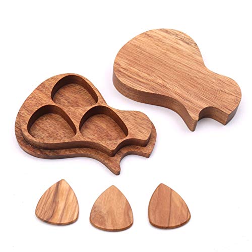 Ensemble de médiators en bois délicat avec étui de rangement pour médiators et 3 accessoires de guitare - Les Beatles, Paul McCartney, John Lennon, RIngo Starr, George Harrison Ensemble de médiators en bois délicat avec étui de rangement pour médiators et 3 accessoires de guitare – Image 8