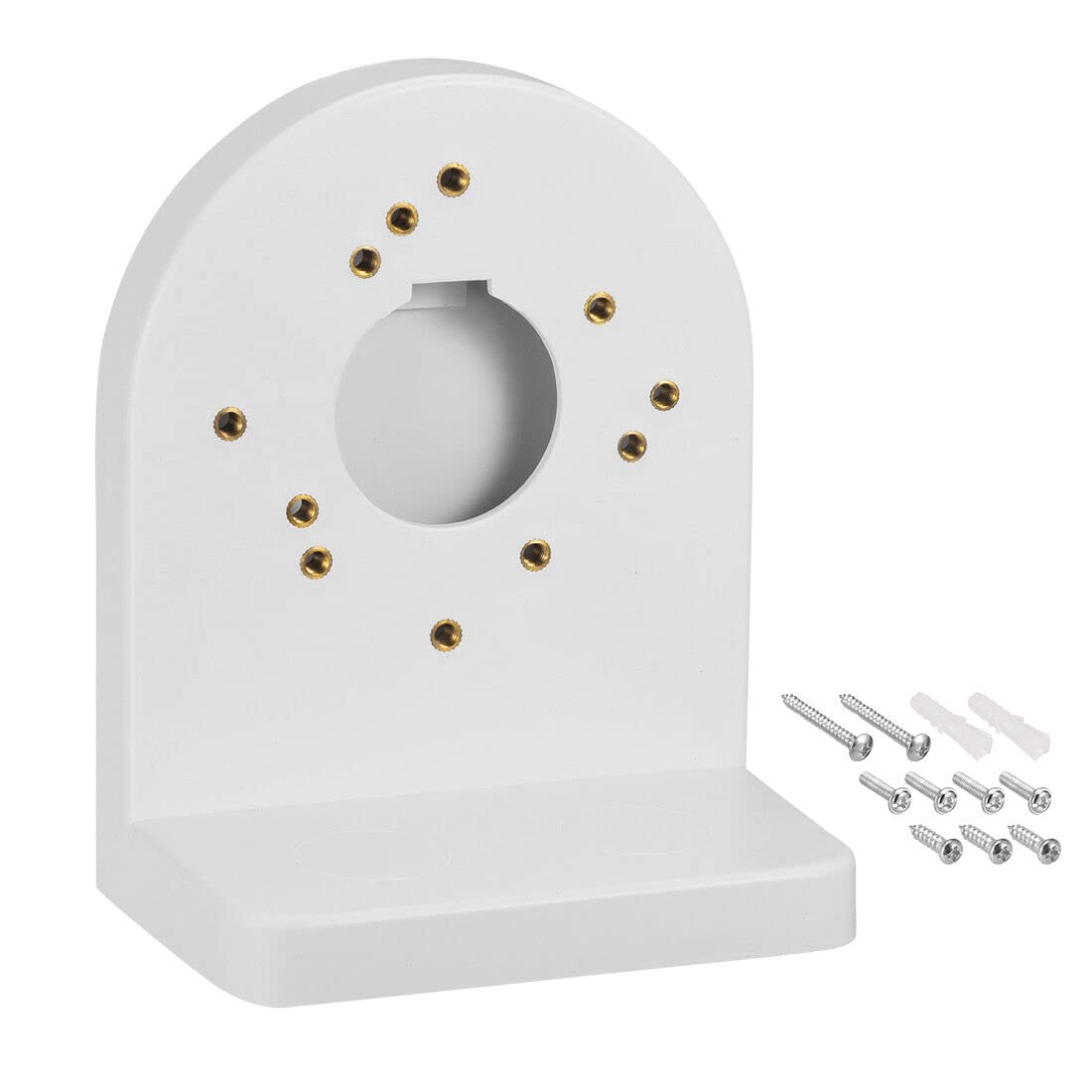 Tool parts CCTV Dome Camera Mount - Waterproof Wall Mounting Brackets 125 x 100mm White