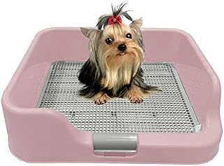 [DogCharge] Indoor Dog Potty Tray – With Protection Wall Every Side For No