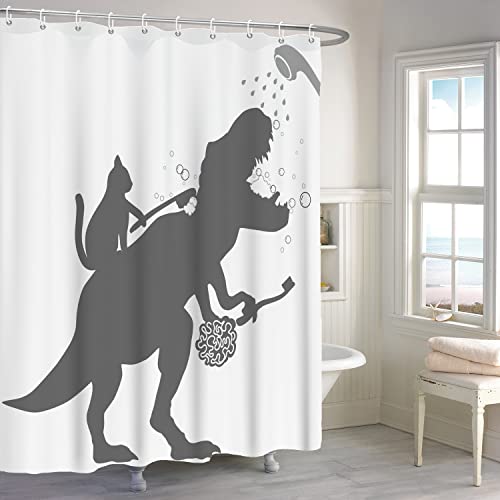 ASDCXZ Funny Shower Curtain 180x180 cm, Waterproof Fabric Shower Curtains - Image 4