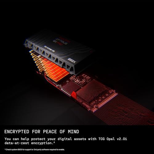 Image of Sandisk Optimus GX PRO 850X 2TB NVMe SSD with Heatsink, PCIe 4.0, M.2 2280