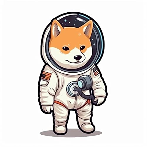Image of Yoonek Graphics Shiba Inu Dog Vinyl Decal Sticker for Car, Laptop, Tumbler, More. #001589