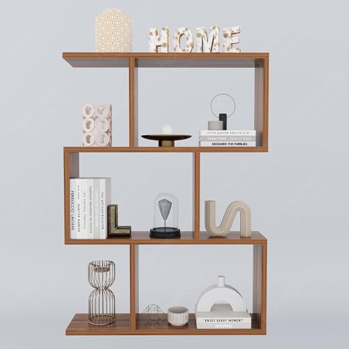 Image of homeeasy Wooden Wall Shelves - 4-Tier Floating Shelf | Stylish Storage for Living Room, Study, Office & Kitchen | Perfect for Home Decor & Book Display (WS4)(78x12.5x56)