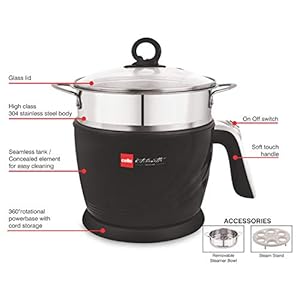 Cello 100 A Multi Utility Cooker 1.2 Litre (Black) - Image 3