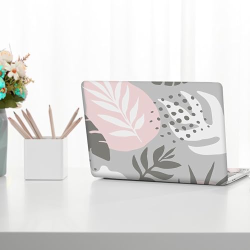 Image of Laptop Skin Sticker Decal, 12 inch 13 inch 13.3 inch 14 inch 15 inch 15.4 inch 15.6 inch Personalized Universal Vinyl Notebook Skin Sticker Cover Art Protector Decal with Free 2 Wrist Pads, Tropical Leaves