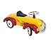 Produktbild Goki 14072 - Rutscherfahrzeug mit aufgedruckten Flammen