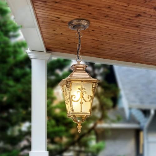 Lanterne extérieure étanche ZR98US luminaire suspendu rétro - 3