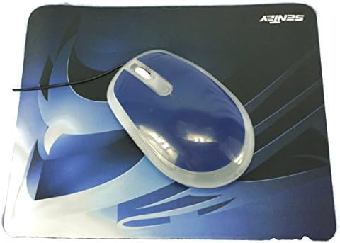 Jumbo Mouse Blue with Oversize Sentey Mousepad