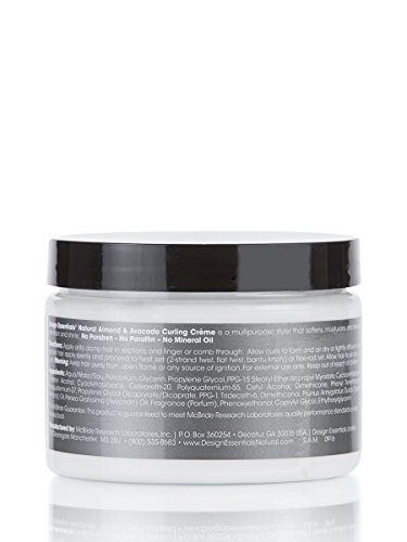 Design Essentials Natural Almond & Avocado Curling Creme, 12 Oz
