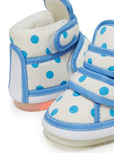 CHIU Kids LED Light Shoes with Chu Chu Music Sound & Polka Dot Print for Baby Girls and Boys 6 419wn5Ii6ZL