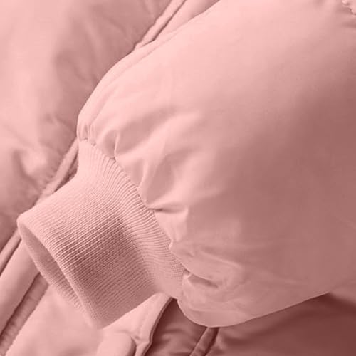 Unisex Boys Girls Midi Long Winter Coats Long Sleeved Hooded Thick Puffer Jacket Warm Windproof Outwear 2-13 Years4