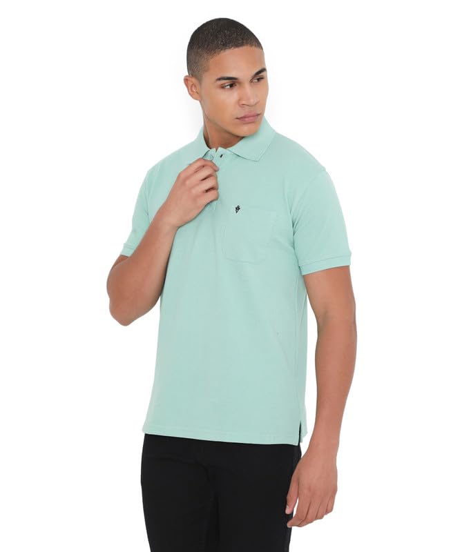 Image of VIP Cotton Rich Fabric Pique Knit Polo Collar T-Shirt Combo Set for Mens with Pockets