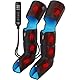 FIT KING 3-in-1 Beinmassagegerät mit Wärme & Kompression - Luftdrucktherapie, Recovery Boots für Schmerzlinderung, Durchblutung & Muskelregeneration 3 Heizstufen, 3 Massagemodi