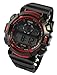 Imagen de Xinjia Reloj digital para hombre, negro, rojo, TPU