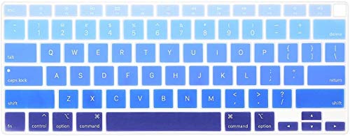 Oaky Keyboard Protector Compatible with MacBook Air M1 13 inch 2020 Release Model A2179, A2337 Soft Silicone Waterproof Dust-Proof Ultra Thin Keyboard Cover Keyboard Skin - Silicon Blue (B08T8JVYJY) Amazon Price History, Amazon Price Tracker