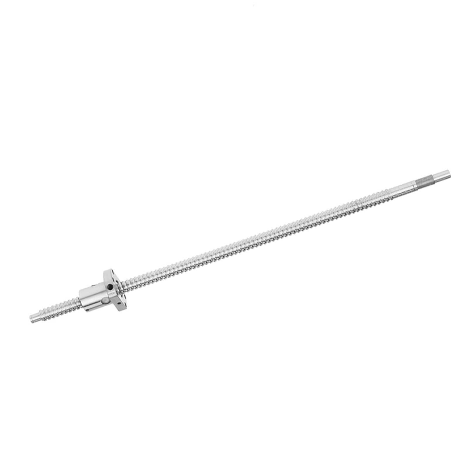 Tornillo De Bola Husillo Rothread 12 Mm 400 Mm Bola Esférica Con Contratuerca Sin Soportes Laterales Para Maquinaria Industrial