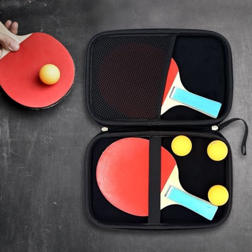 Estuche portátil de ping pong organizador reutilizable resistente VANZACK 2