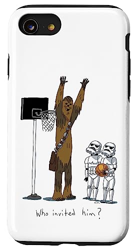 Coque iPhone 7 Star Wars Chewbacca sur le terrain pour les passionnés de basket
