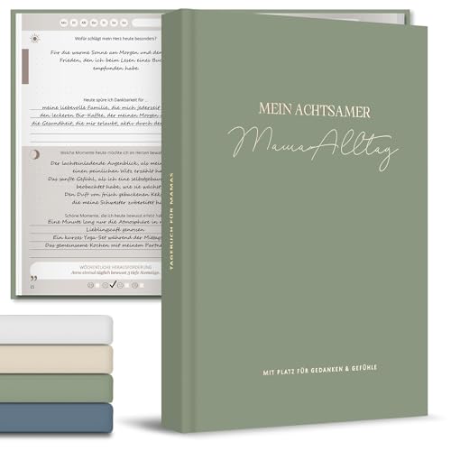 BIROYAL Geschenke für Mama – Weihnachtsgeschenke & Geburtstagsgeschenk – Beste Mutter Geschenk – Tolles Geschenke für Mama zu Weihnachten, Frauen Geschenk – Tagebuch für Mamas